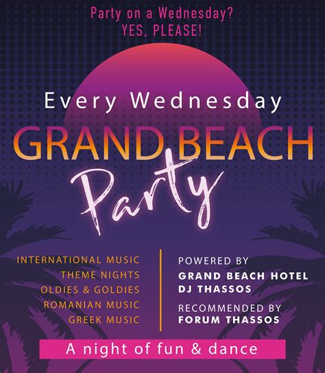 Party Night Event In Thassos Grand Beach Hotel