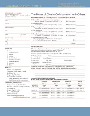 Fillable Online Clackamas Paper Registration Form Clackamas County