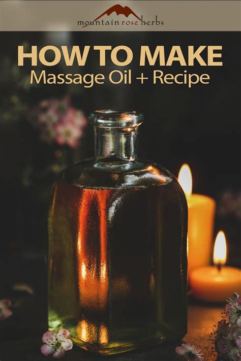 How To Make Massage Oil Sweet Dreams Blend With Hemp Essential Oil Recipe Massage Oils