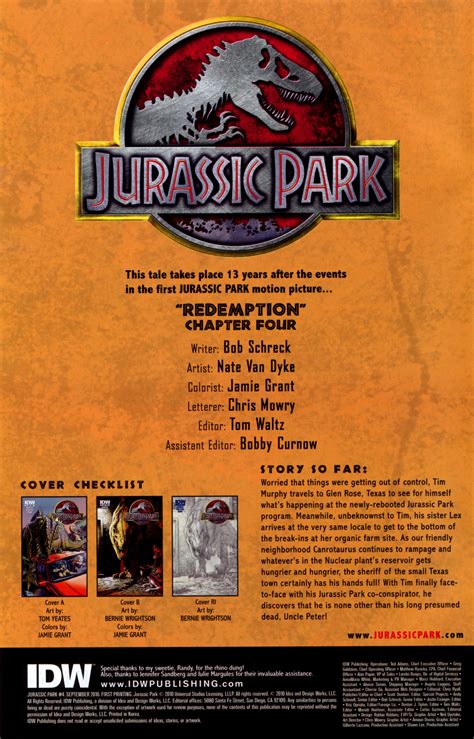 Jurassic Park 2010 Issue 4 Read Jurassic Park 2010 Issue 4 Comic