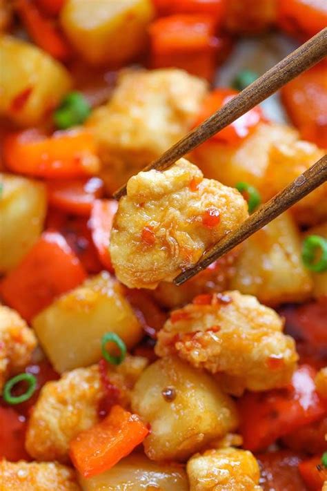 Place chicken pieces in a large bowl, set aside. Panda Express Sweet Fire Chicken Copycat With Olive Oil ...