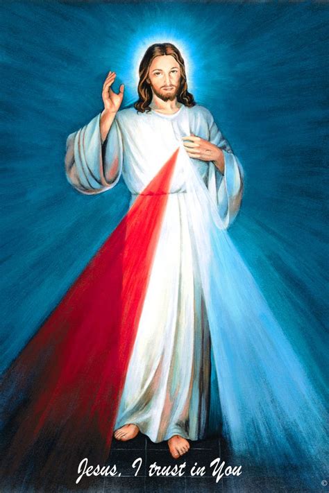 Blue Hyla Divine Mercy Picture Imagens De Jesus Misericordioso