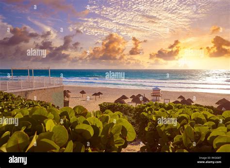 Cancun Delfines Beach At Hotel Zone Of Mexico Stock Photo Alamy
