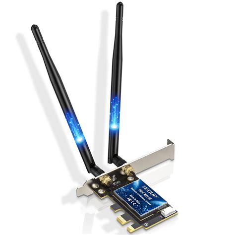 Buy Edup Pcie Ax5400mbps Wifi Card Wi Fi 6e Bluetooth 52 Tri Band