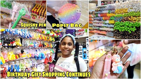 Zoyas Birthday Shopping Continues 🤩 T Shopping🎁 Popit Bagsquishy