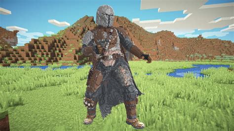 Minecraft The Mandalorian Build Schematic 3d Model By Inostupid