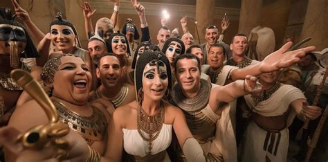 ai generated selfies of cleopatra and other historical figures go viral greek city times