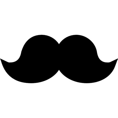 Mustache Basic Straight Filled Icon