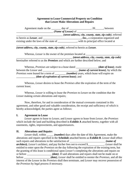 Lease Commercial Property Fill Out And Sign Online Dochub