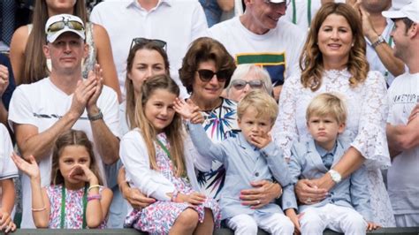 The federer foundation has a precise goal: Roger Federer's kids steal the show at historic Wimbledon ...