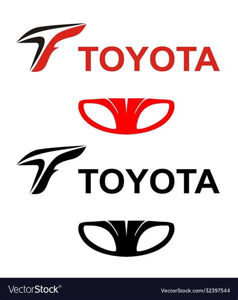 Toyota Logo Royalty Free Vector Image Vectorstock