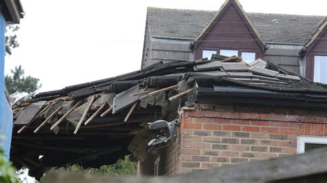 hemel hempstead house s roof collapses after loud explosion bbc news