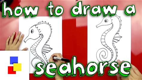 Download pdf how to draw kawaii cute animals + characters 3: How To Draw A Seahorse - YouTube
