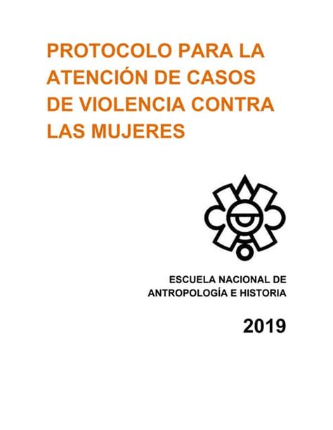 protocolo de atención a casos de violencia contra mujeres en la enah pdf