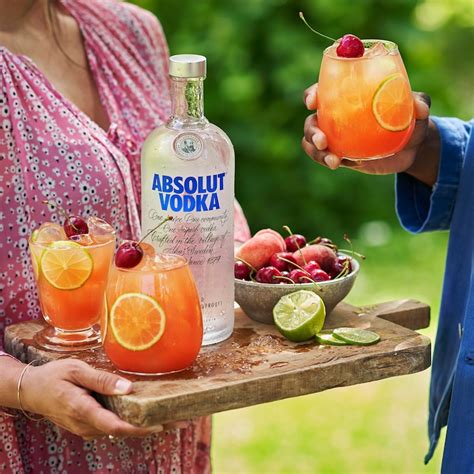 Drinks And Cocktails With Cherry Absolut Drinks