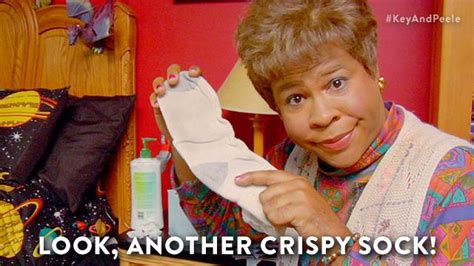 Key And Peele On Twitter How Many Crispy Socks Is She Going To Find