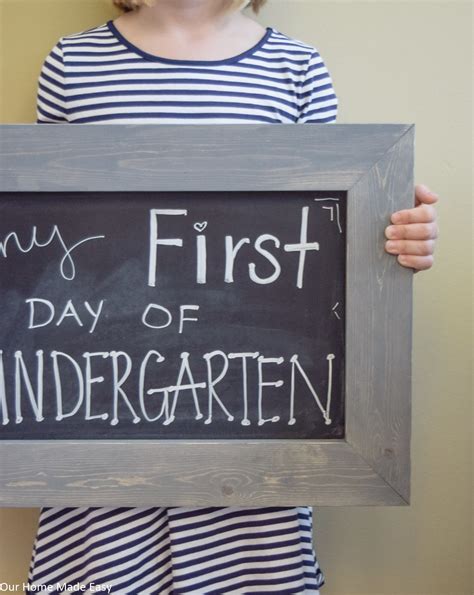 How To Make A Diy Chalkboard Sign Our Home Made Easy