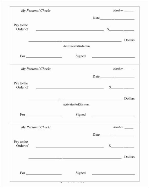 Blank Check Templates For Microsoft Word Elegant Blank