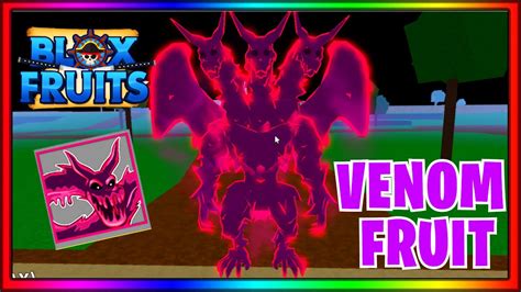 Venom Fruit Showcase In Blox Fruit Epic Youtube