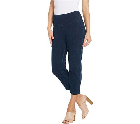 Women With Control Regular Tummy Control Prime Stretch Crop Jeans Cropped Jeans