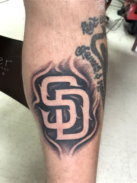 Custom Sd San Diego Tattoo By Tattoo