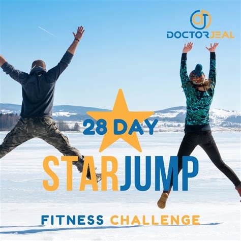 28 Day Star Jump Exercise Challenge Doctorjeal
