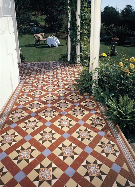 Victorian Blenheim Victorian Tiles Porch Tile Tile Floor