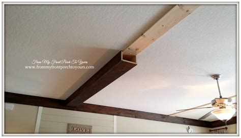 Ceiling beams can make a big difference in the living room and it definitely beats the boring old white ceiling that feels like an. How We Made Our DIY Wood Beams | Vigas de madera, Vigas ...