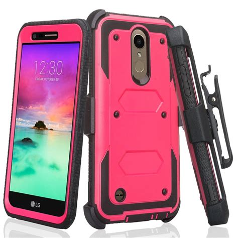 For Tracfone Straight Talk Lg L413 Lg 413dl Premier Pro Lte Case Shock Proof Case W[built In