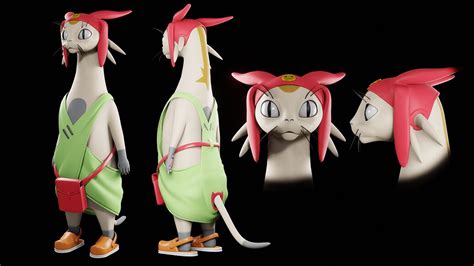 Meow From Space Dandy Finished Projects Blender Artists Community