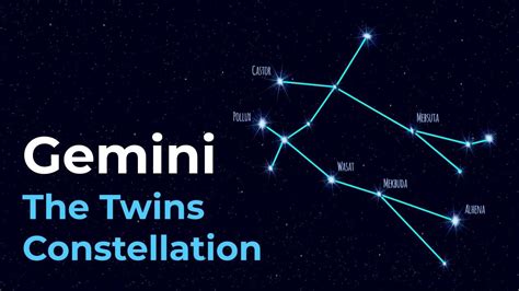 How To Find Gemini The Twins Constellation Of The Zodiac Youtube