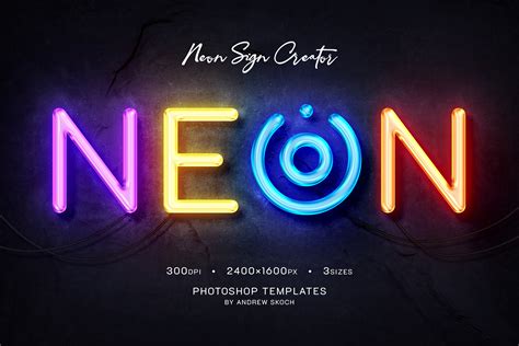 Neon Wall Logo Creator Add Ons Graphicriver