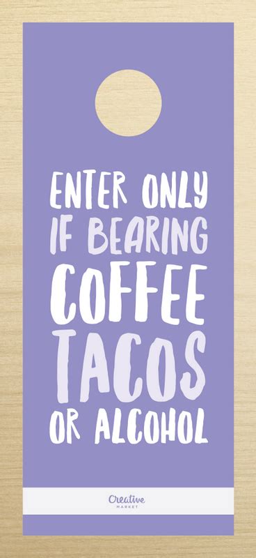 10 Funny Door Signs Every Designer Needs To Hang Outside