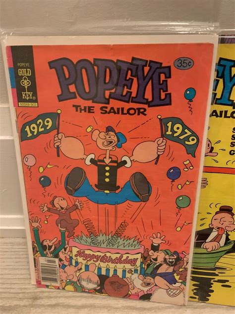 Lot Of 5 Vintage Popeye Comics Ebay