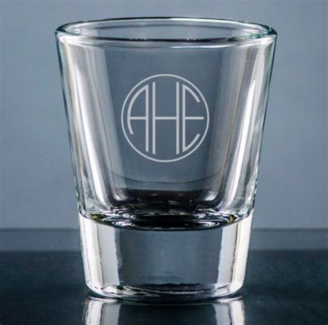 Engraved Shot Glasses Make A Great T In 2021 Monogram Shot Glasses Engraved Shot Glasses