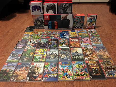 My Nintendo switch collection which I started in May of 2017. Not as