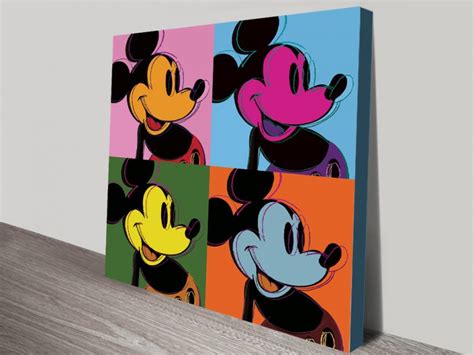Buy Mickey Mouse Pop Art Ll Canvas Wall Art Craigie Perth Australia