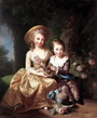 Marie Antoinette's children, Mme Royale ( Marie Thérèse) and le Dauphin ...