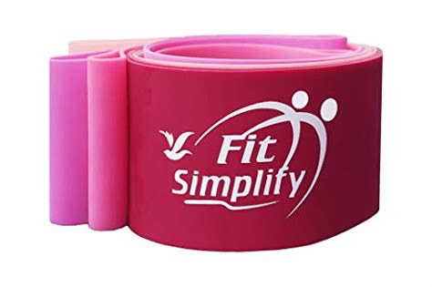 Fit Simplify Resistance Loop Exercise Bands With Instruction Guide And