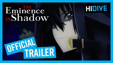 The Eminence In Shadow Official Trailer Youtube