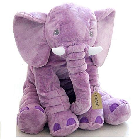 Big Stuffed Elephant Plush Doll Pillows Baby Super Soft Elephants Toys