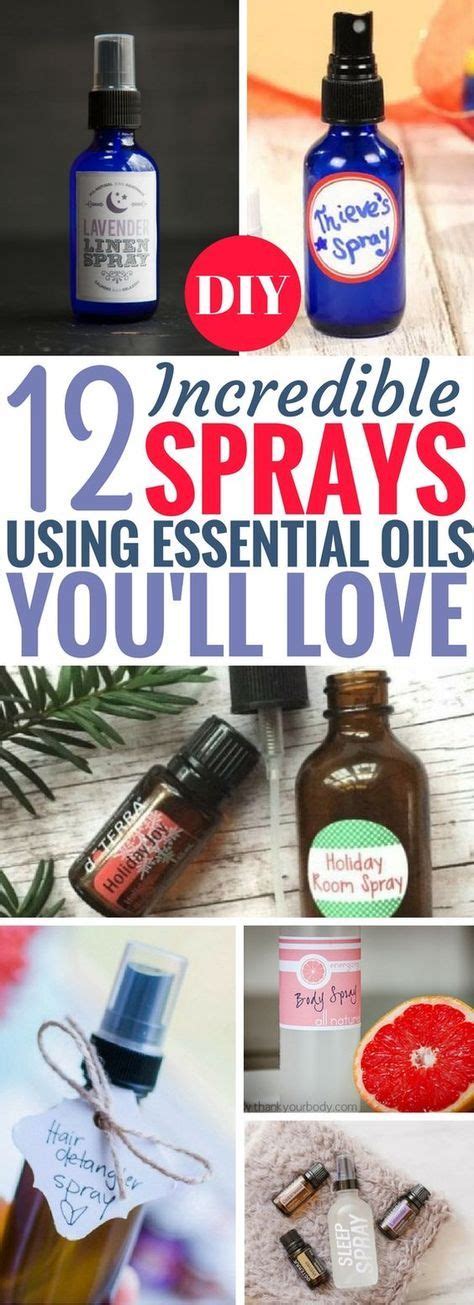 12 Best Diy Essential Oil Sprays You Just Have To Try Craftsonfire