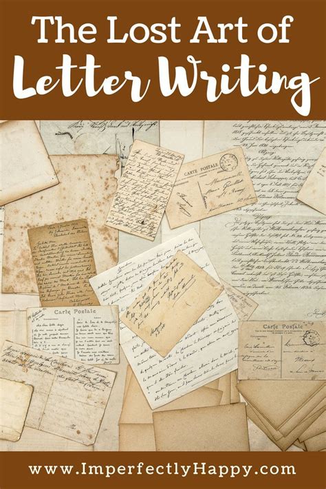 The Lost Art Of Letter Writing The Imperfectly Happy Home Letter