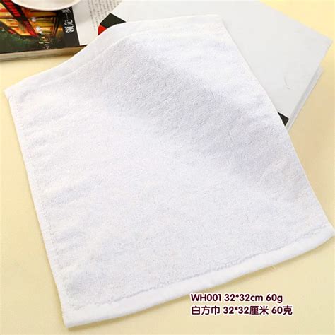 Buy 32x32cm Face Towel Small Towel 60g Hand Towel Hotel White Cotton Towel
