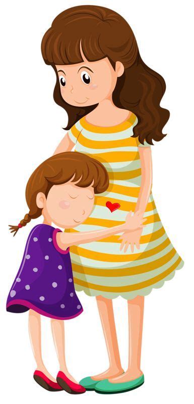 Mother Holding Child Drawing Free Download On Clipartmag