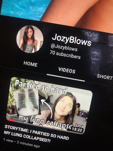 Jozyblows On Twitter My First Ever Youtube Video If You Wanna Know What Happened To My Lung