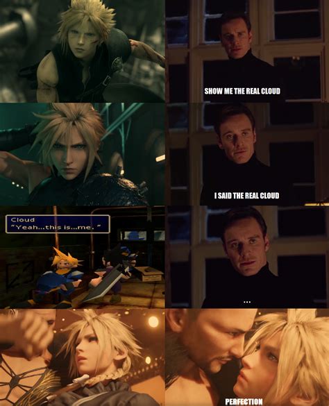 Perfection FF7 Remake Meme Final Fantasy Cloud Final Fantasy Funny