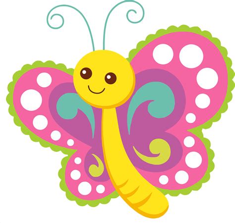 Clipart Cute Cartoon Butterfly