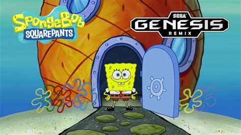 Spongebob Squarepants Bob Esponja Intro Sega Genesis Remix Sonic 1