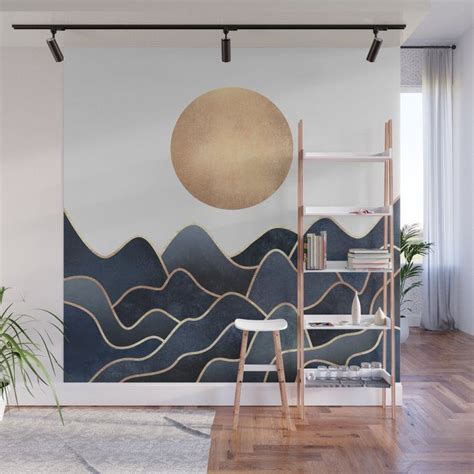 Buy Waves Wall Mural By Elisabethfredriksson Worldwide Shipping
